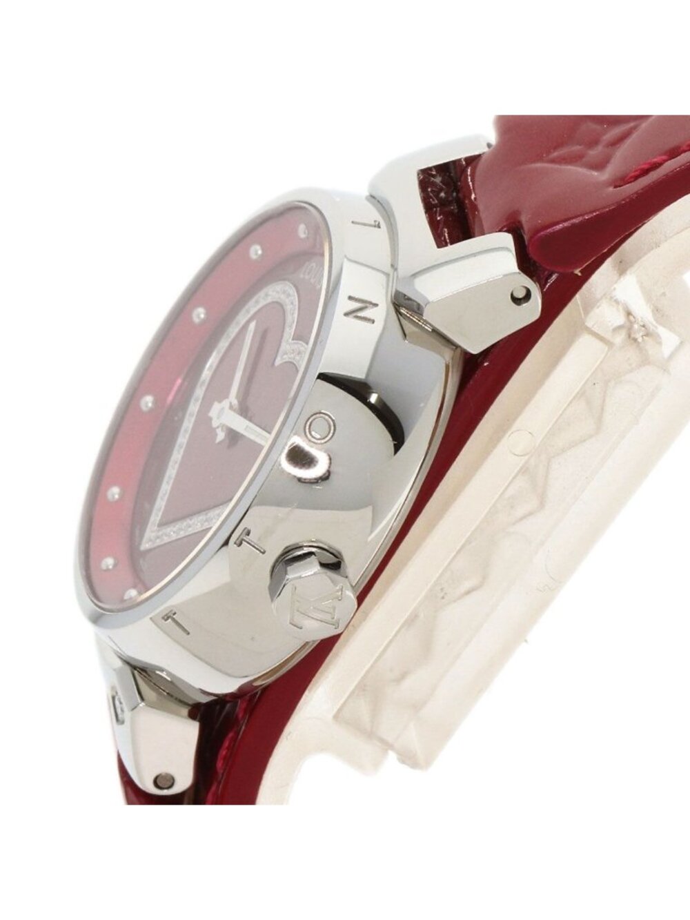 Louis Vuitton Tumble Heart Watch SS Leather - Picture 5 of 15